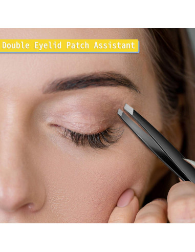 Juego de 24 Pinzas de Precisión Mudder de Acero Inoxidable