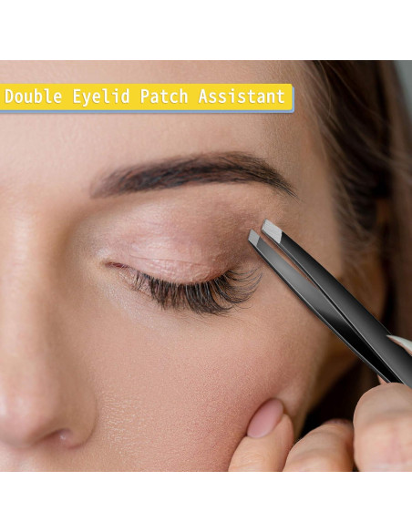 Juego de 24 Pinzas de Precisión Mudder de Acero Inoxidable