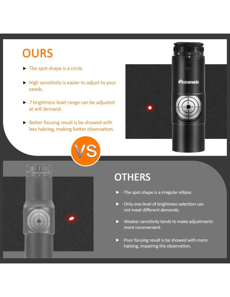 Alineador láser Astromania 1.25" para telescopios newtonianos