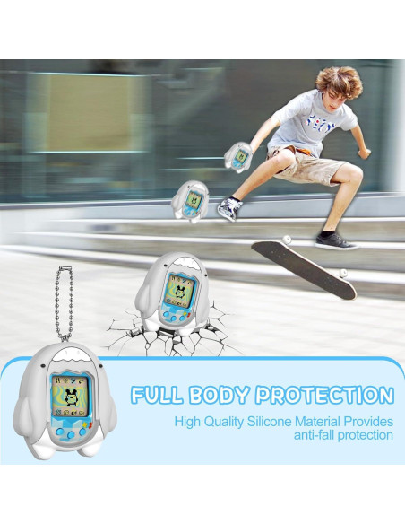 Funda de Silicona BEARDDO para Tamagotchi Original Gris