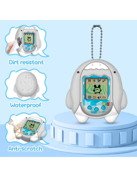 Funda de Silicona BEARDDO para Tamagotchi Original Gris