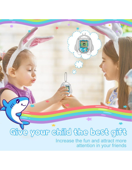 Funda de Silicona BEARDDO para Tamagotchi Original Gris