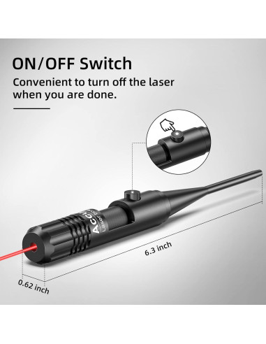 Kit de alineación EZshoot para calibres 17 a 12GA con láser rojo