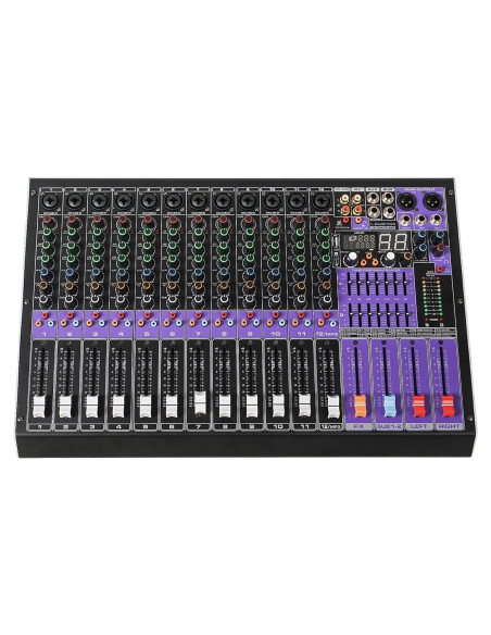 Mezclador de Audio 12 Canales Sound Town TRITON-TX1202