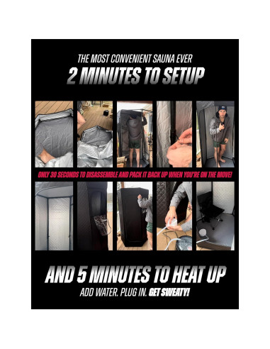 Sauna TUNDRA HUT XL Hexagonal Vapor 99 Min | THSX1
