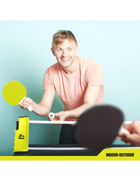 Conjunto de Viaje Ping Pong RBX Telescópica 2 Palas 3 Pelotas