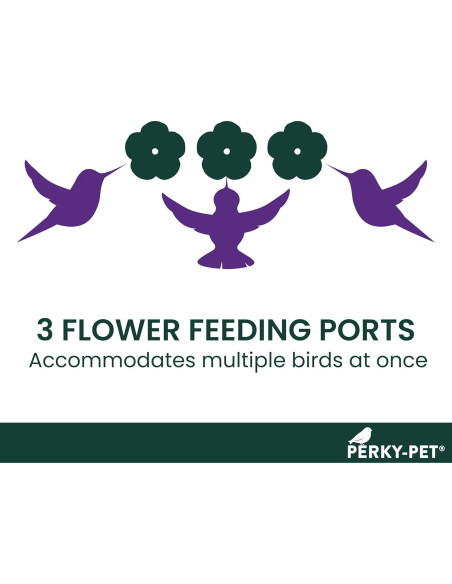 Alimentador de Colibríes Perky-Pet 217 Ventana 236 ml Iridiscente