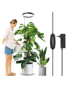 Luz de Cultivo LORDEM 10" LED Espectro Completo 160 LEDs