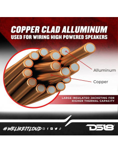 Cable de Altavoz DS18 SW-10GA 10 AWG 100 m Rojo y Negro 2