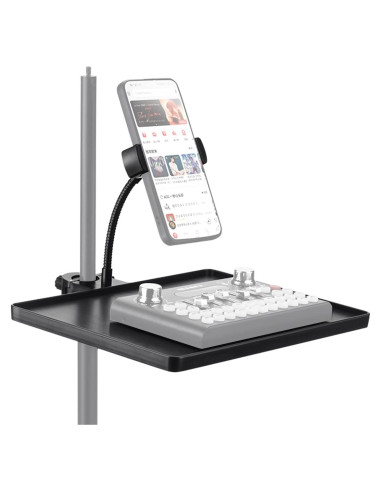 Soporte para Teléfono Móvil JS-1786-9679 Negro Ajustable