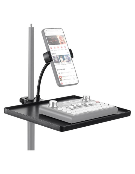 Soporte para Teléfono Móvil JS-1786-9679 Negro Ajustable Soporte para Teléfono Móvil JS-1786-9679 Negro Ajustable