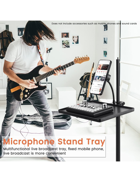 Soporte para Teléfono Móvil JS-1786-9679 Negro Ajustable Soporte para Teléfono Móvil JS-1786-9679 Negro Ajustable