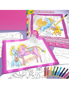 Crayola Luz Tracing Pad Rosa - Kit de Arte para Niños 2