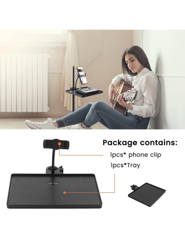 Soporte para Teléfono Móvil JS-1786-9679 Negro Ajustable