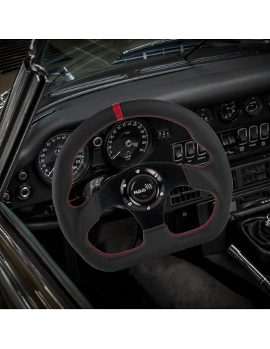 Volante de Carreras RASTP RS-Voleante Genuino 32 cm Cuero