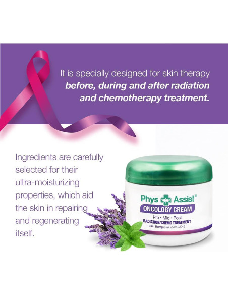 Crema Oncológica PhysAssist 113 g + Balsamo Labial Hidratante
