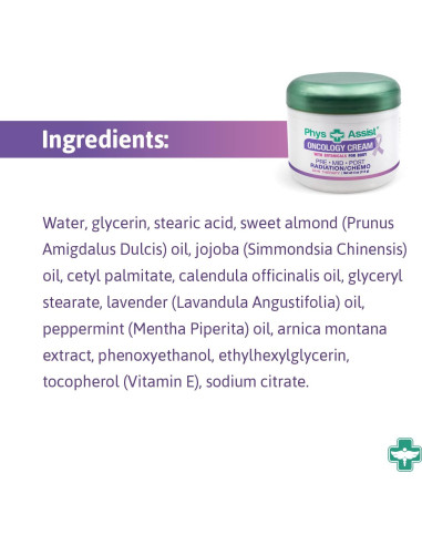 Crema Oncológica PhysAssist 113 g + Balsamo Labial Hidratante