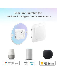 Interruptor Inteligente WiFi QIACHIP 16A Mini Matter 2