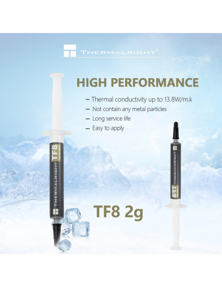 Pasta Térmica Thermalright TF8 2g 12.8W/m.k para CPU/GPU