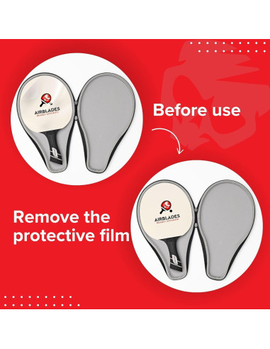 Paleta de Ping Pong AirBlades AB-5000 con Funda Dura