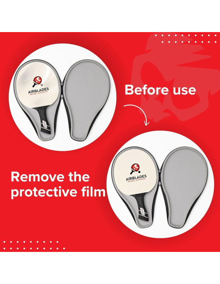 Paleta de Ping Pong AirBlades AB-5000 con Funda Dura