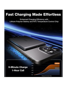 TORRAS MiniMag Power Bank 5000mAh Carga Rápida Inalámbrica 2
