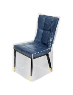 Funda de Silla SIWUTIAO Pack de 6 PVC Transparente Impermeable