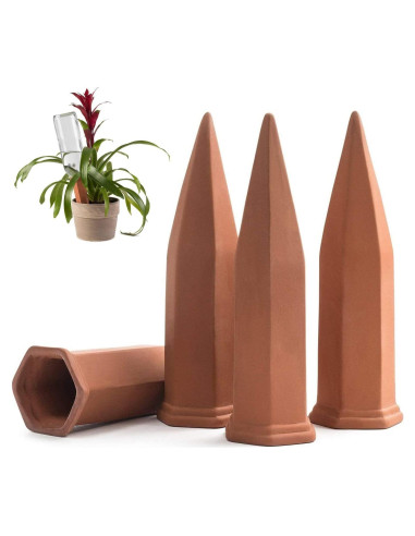 Estacas de Autorriego Modern Innovations 4 Unidades Terracota