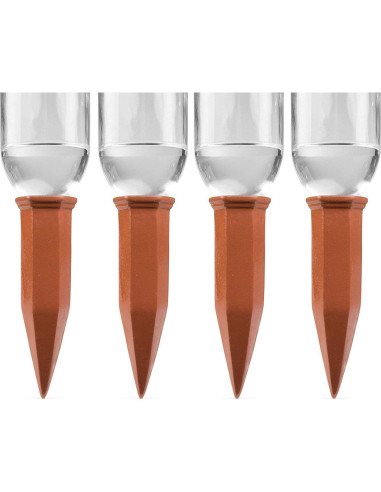 Estacas de Autorriego Modern Innovations 4 Unidades Terracota