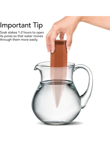 Estacas de Autorriego Modern Innovations 4 Unidades Terracota