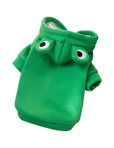 Disfraz Sudadera para Gato y Perro Richcatty Rana Verde M