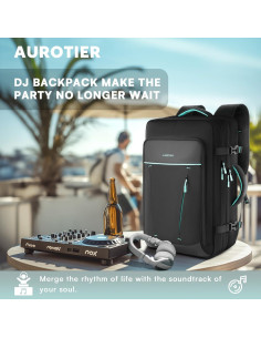Bolsa DJ Aurotier para DDJ-FLX4 y Laptop 17" Acolchada 2