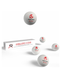 Pelotas de Ping Pong AirBlades 3 Estrellas Paquete de 5