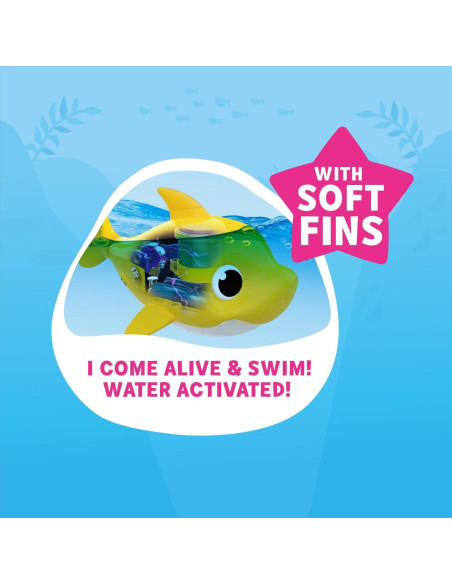 Robo Alive Junior Baby Shark ZURU Tiburón Azul Cantante Robo Alive Junior Baby Shark ZURU Tiburón Azul Cantante