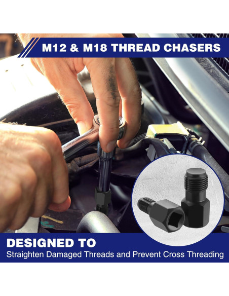 WORKPRO Juego 7 Piezas Herramienta Sensor Oxígeno 22mm 27mm