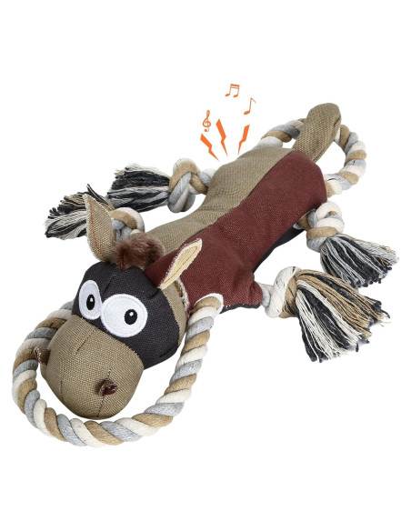 Juguete para Perros IOKHEIRA Burro Grande Duradero Castaño Juguete para Perros IOKHEIRA Burro Grande Duradero Castaño