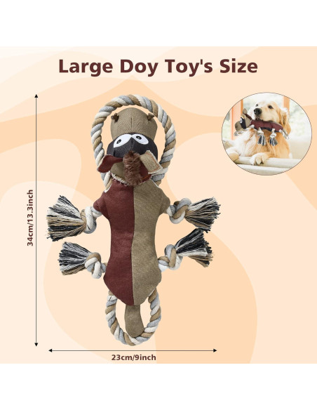 Juguete para Perros IOKHEIRA Burro Grande Duradero Castaño Juguete para Perros IOKHEIRA Burro Grande Duradero Castaño