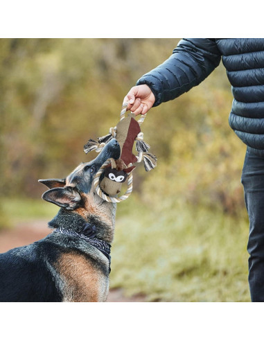 Juguete para Perros IOKHEIRA Burro Grande Duradero Castaño