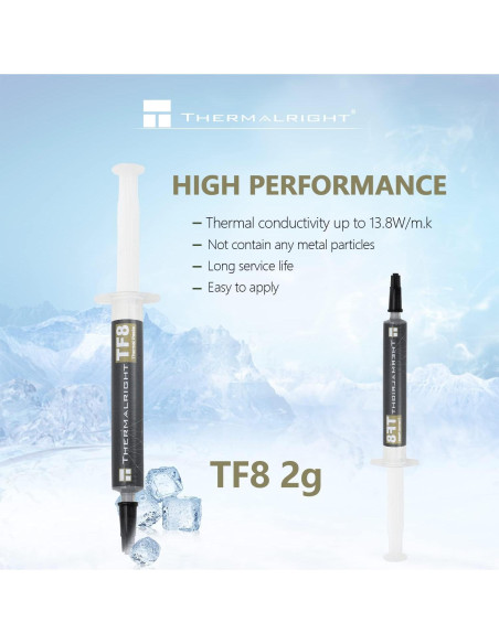Pasta Térmica Thermalright TF8 2g 13.8W/m.k para CPU/GPU