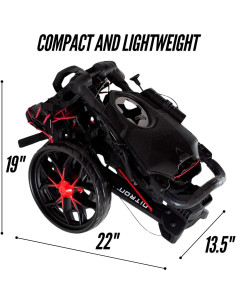 Carro de Golf Bag Boy Nitron 3 Ruedas Compacto 2