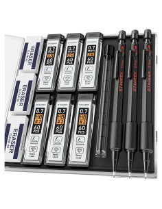 Juego de Lápices Mecánicos STAGEEK 0.7mm 21 Piezas
