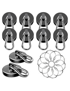 Ganchos Magnéticos MIKEDE 10 Pcs Alta Resistencia 49.9 kg