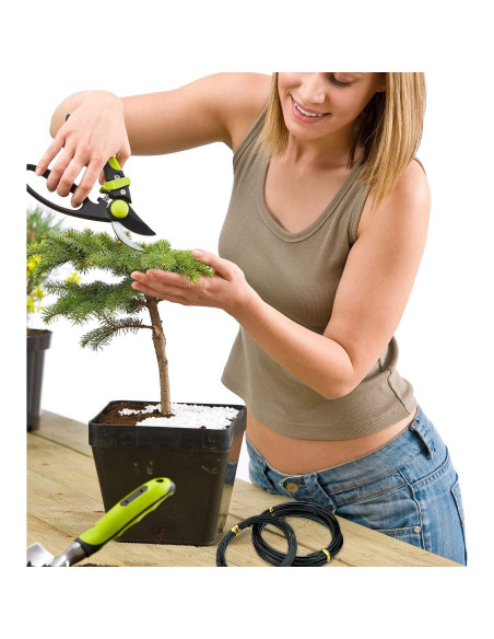 10 Rollos Alambres Bonsái Aluminio Hotop 5 Tamaños 164 m