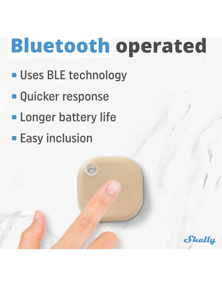 Botón Shelly Blu Tough Mocha | Control Bluetooth IP54