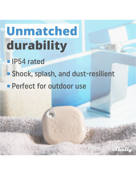 Botón Shelly Blu Tough Mocha | Control Bluetooth IP54