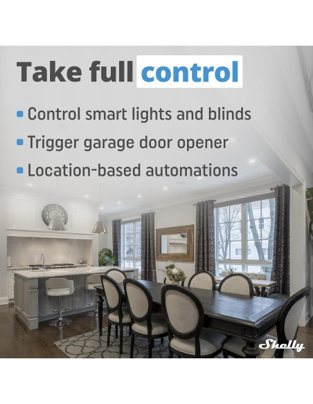 Botón Shelly Blu Tough Mocha | Control Bluetooth IP54