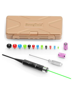 Boresighter Verde StrongTools 12GA Caza Precisión Fácil