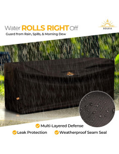 Cubierta de Muebles de Patio Genérico Rectangular 101,6x61x81,3cm 2