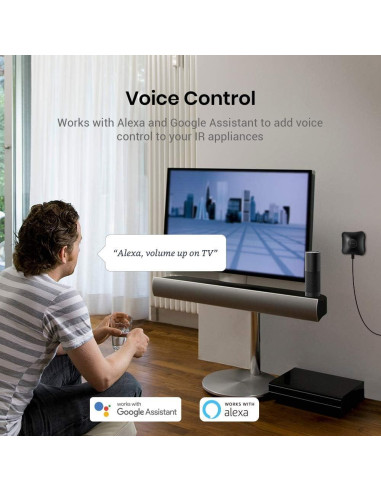 BroadLink RM4 Pro Hub Control Remoto IR RF con Sensor