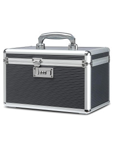 Caja de Medicamentos HEWEI WORKS Mediana Gris con Cerradura